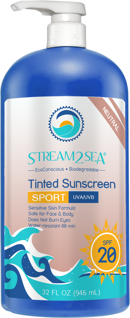 Tinted Sunscreen SPF 20, 32 oz