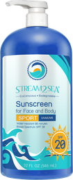 [SPF2-32] Sunscreen for Face and Body - SPF 20, 32 oz