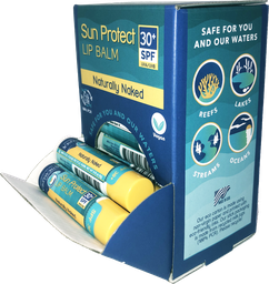 [POP-SPNA] Sun Protect Lip Balm Display, Naked 21 pcs
