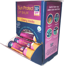 [POP-SPCV] Sun Protect Lip Balm Display, Cherry Vanilla 21 pcs